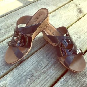 3/ $20 Leather Cork Wedge